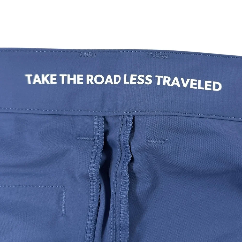 Rhone Resort Short Mens 38 Blue Technical Performance Stretch Golf Shorts 8